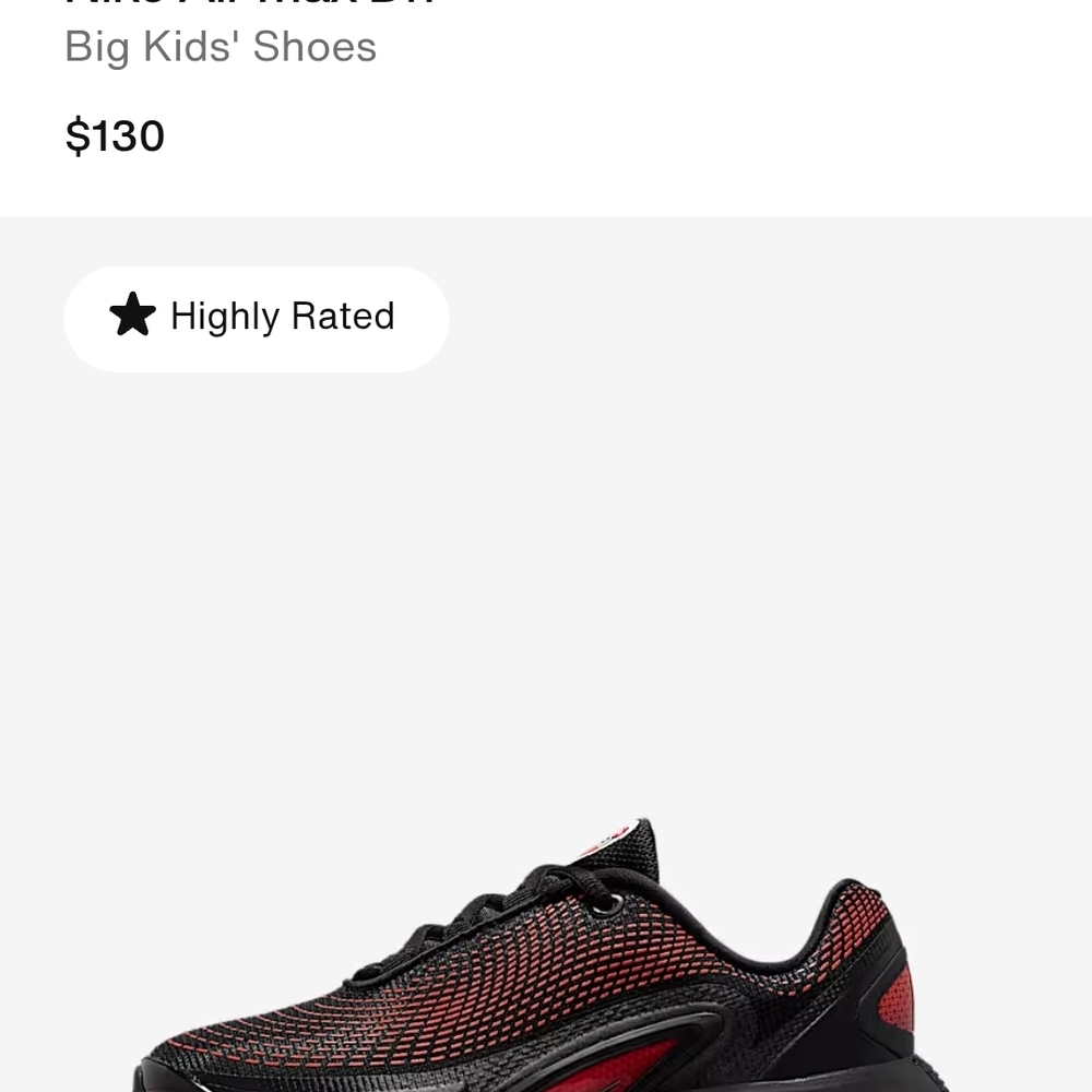 Nike Kids' Sneakers - Black and Red